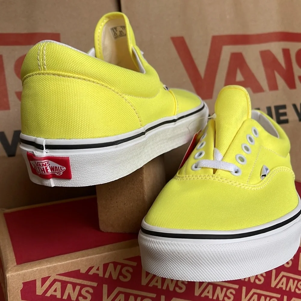 Vans Era Neon Lemon Tonic/True White sneakers WMNS - Picture 10 of 16